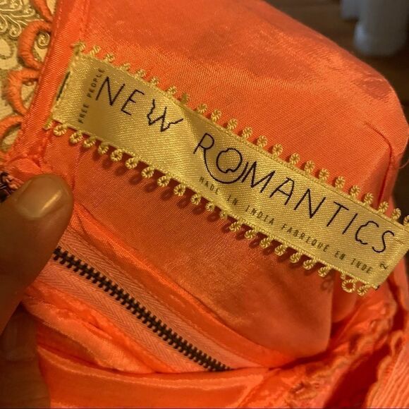 New Romantics Womens Sleeveless Zip Up Coral Floral Sheath Dress Size 2 - Picture 4 of 7